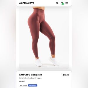 Alphalete Amplify Leggings Autumn